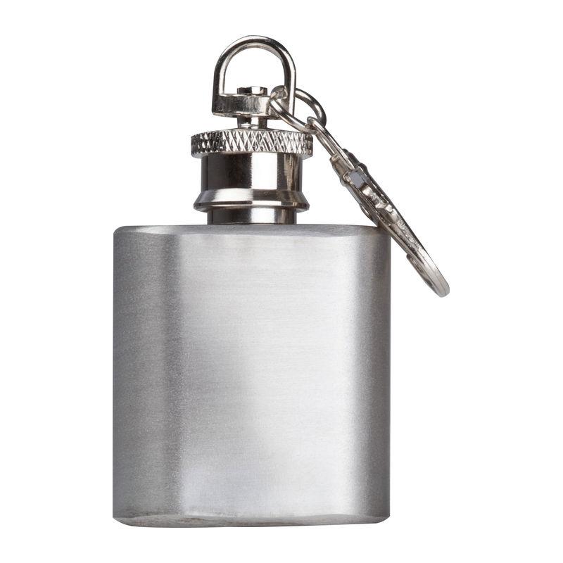 Breloc în formă de mini sticluță, 30 ml Gri