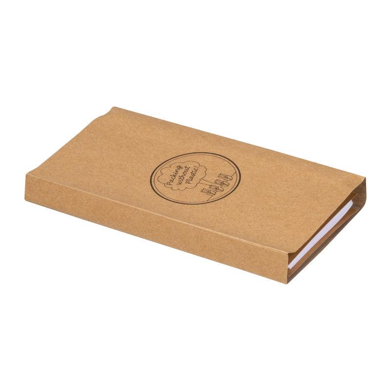 Set de notițe autoadezive cu caiet spiralat Beige
