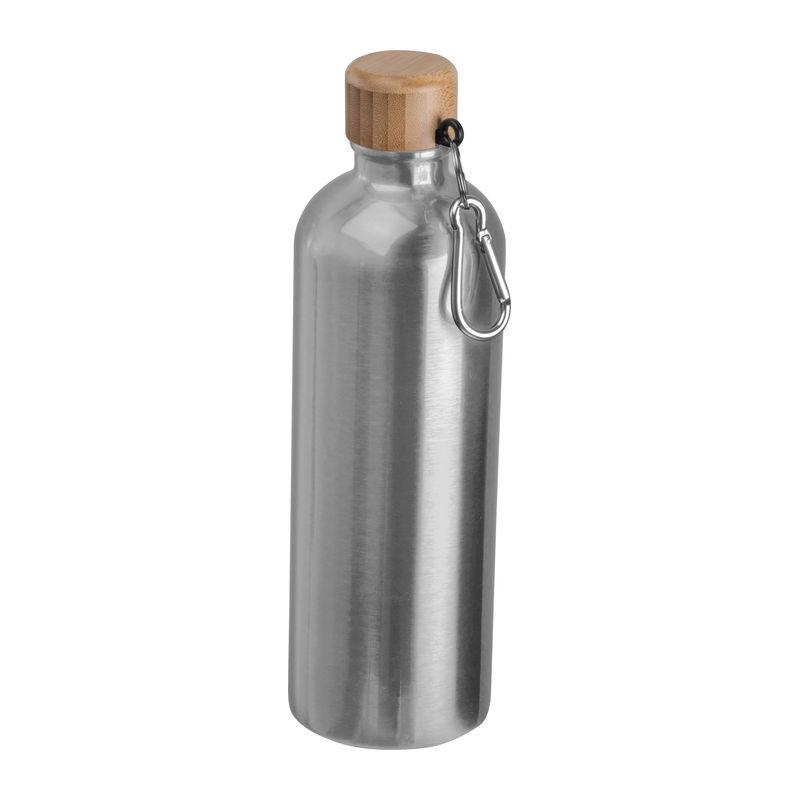 Sticlă din oțel inoxidabil cu carabină, 750 ml Gri