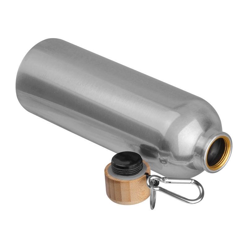 Sticlă din oțel inoxidabil cu carabină, 750 ml Gri