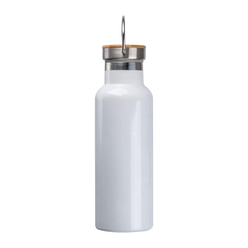 Sticlă din oțel inoxidabil sublimabilă, 500 ml Alb