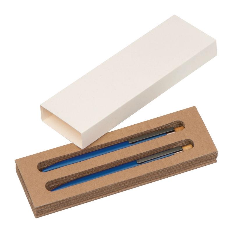 Set de scris din aluminiu reciclat Albastru