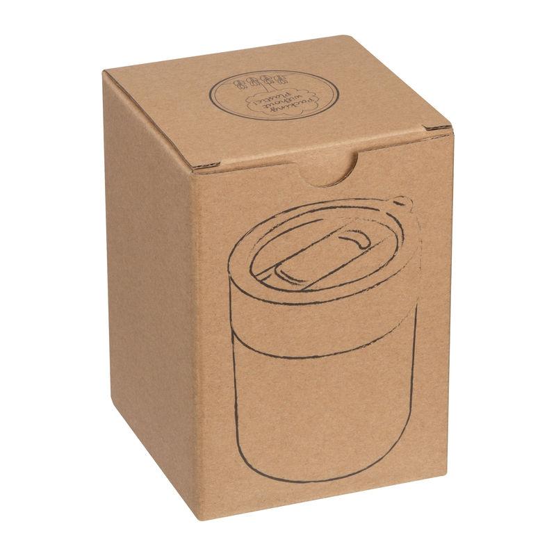 Cană ceramică cu înveliș din silicon, 340 ml Gri