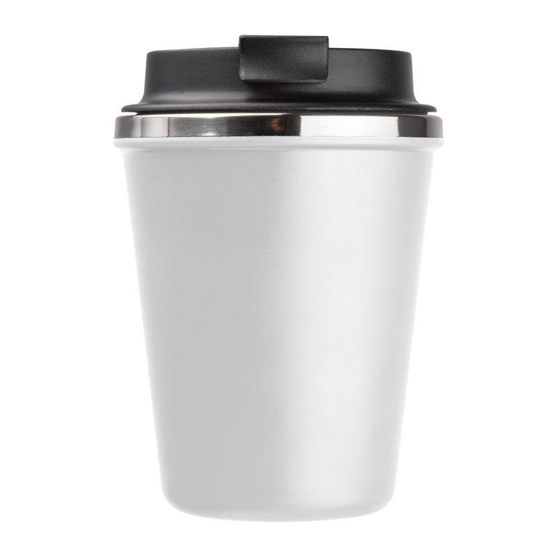 Pahar din oțel inoxidabil cu perete dublu, 350 ml Alb