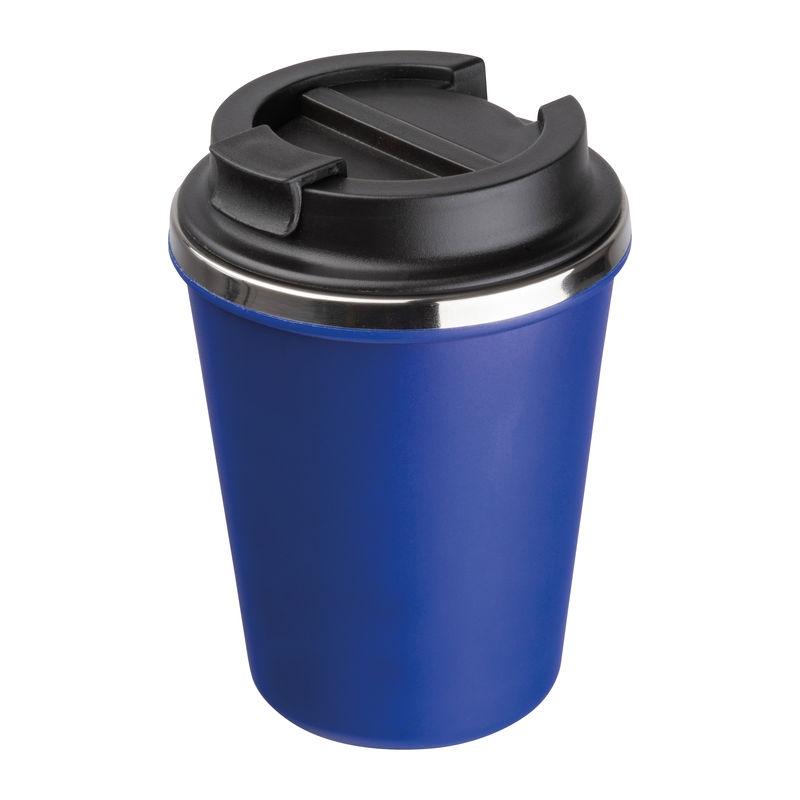 Pahar din oțel inoxidabil cu perete dublu, 350 ml Albastru