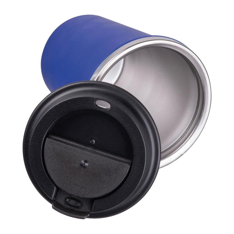 Pahar din oțel inoxidabil cu perete dublu, 350 ml Albastru