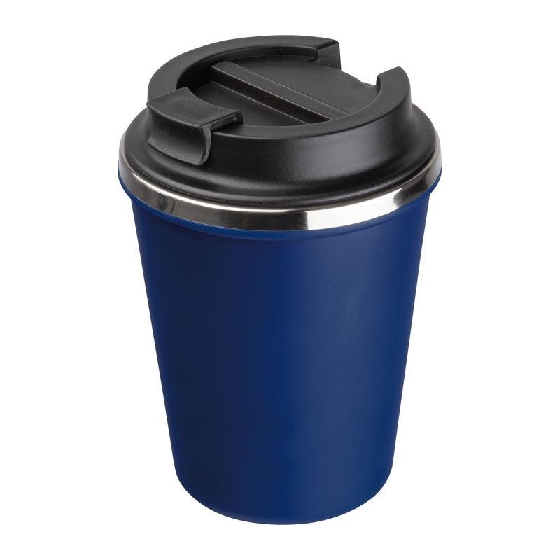 Pahar din oțel inoxidabil cu perete dublu, 350 ml Albastru închis
