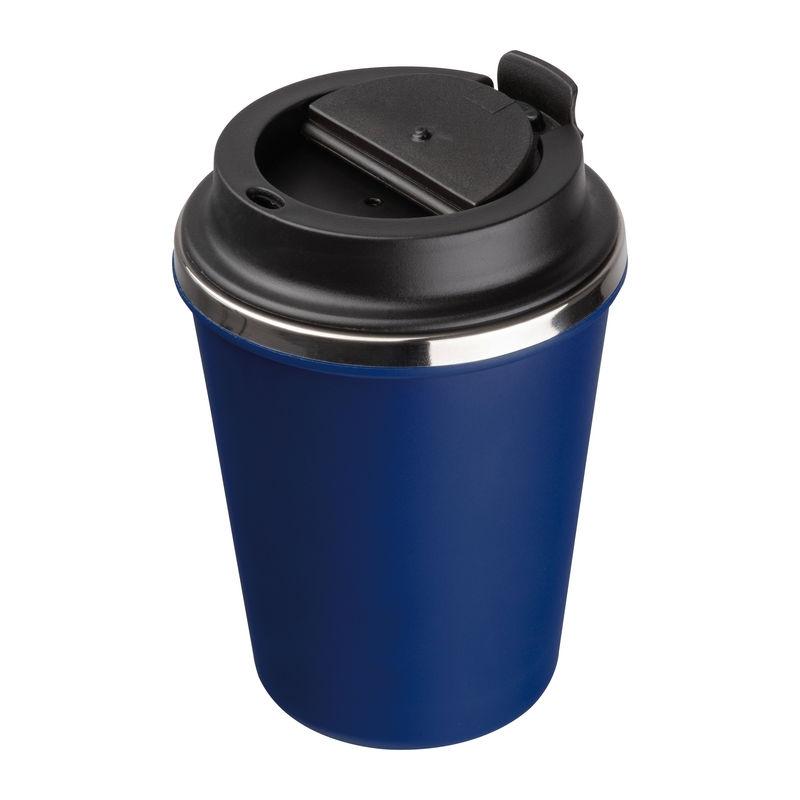 Pahar din oțel inoxidabil cu perete dublu, 350 ml Albastru închis