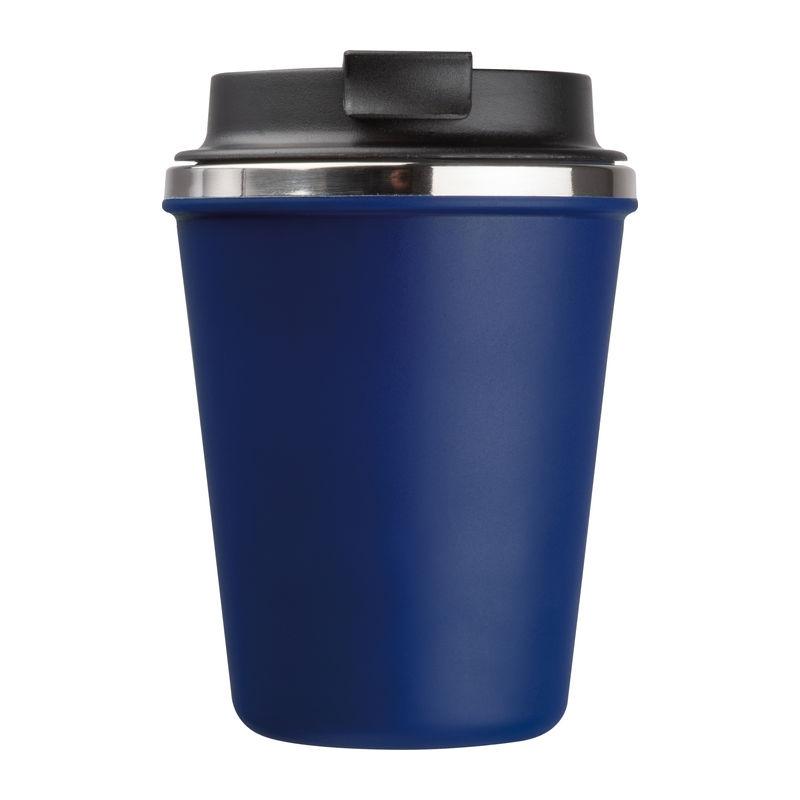 Pahar din oțel inoxidabil cu perete dublu, 350 ml Albastru închis