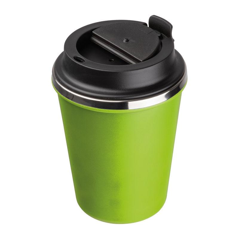 Pahar din oțel inoxidabil cu perete dublu, 350 ml LIght Green