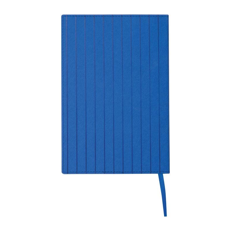 Caiet A5 cu copertă moale PU Stripes Albastru
