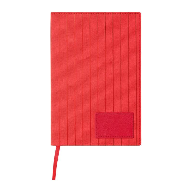 Caiet A5 cu copertă moale PU Stripes Roșu