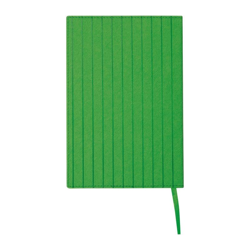 Caiet A5 cu copertă moale PU Stripes Verde
