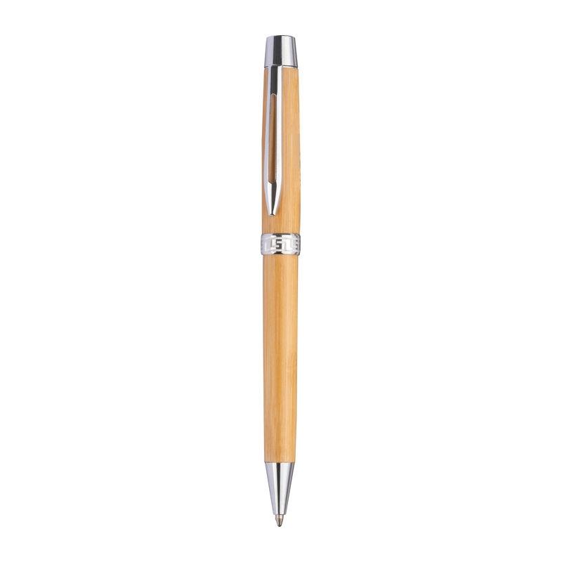 Pix din bambus cu mecanism rotativ în etui Beige