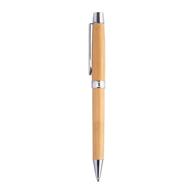 Pix din bambus cu mecanism rotativ în etui Beige