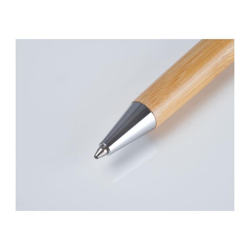 Pix din bambus cu mecanism rotativ în etui Beige