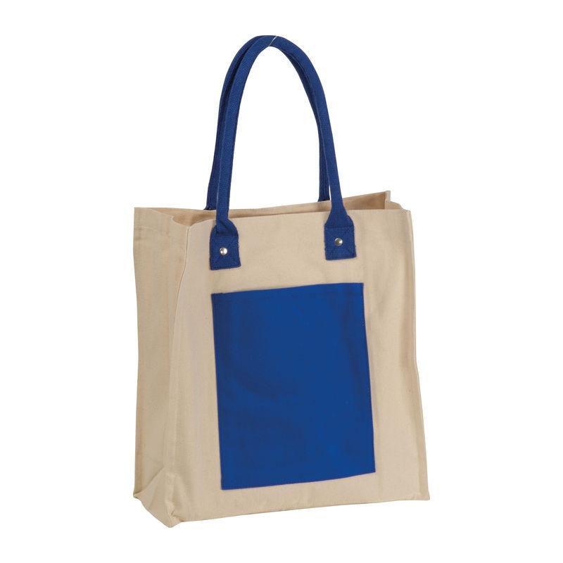 Sacoșă de cumpărături canvas cu mânere lungi