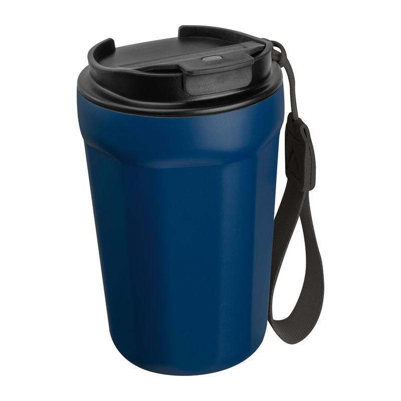Pahar din oțel inoxidabil pentru voiaj, 350 ml Albastru închis