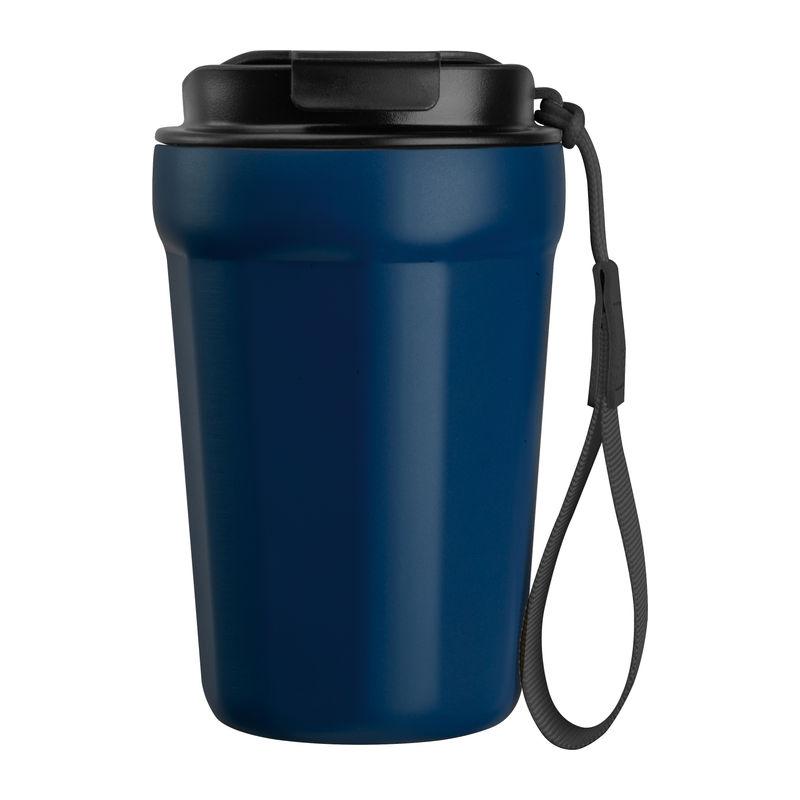 Pahar din oțel inoxidabil pentru voiaj, 350 ml Albastru închis