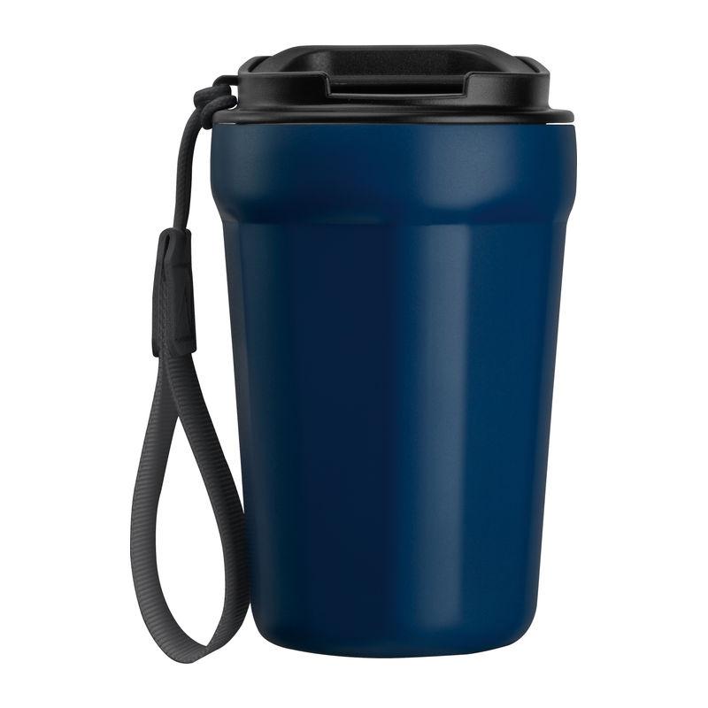 Pahar din oțel inoxidabil pentru voiaj, 350 ml Albastru închis