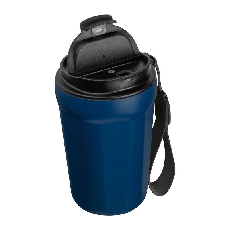 Pahar din oțel inoxidabil pentru voiaj, 350 ml Albastru închis