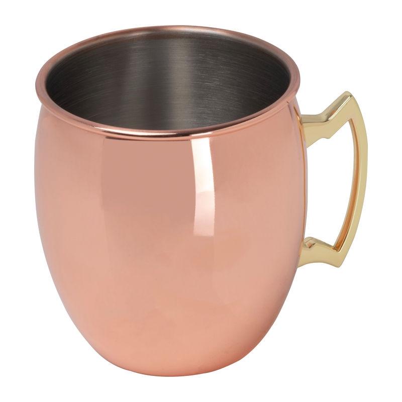 Cană Moscow Mule cu înveliș din cupru, 500 ml Rosu