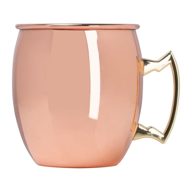 Cană Moscow Mule cu înveliș din cupru, 500 ml Rosu