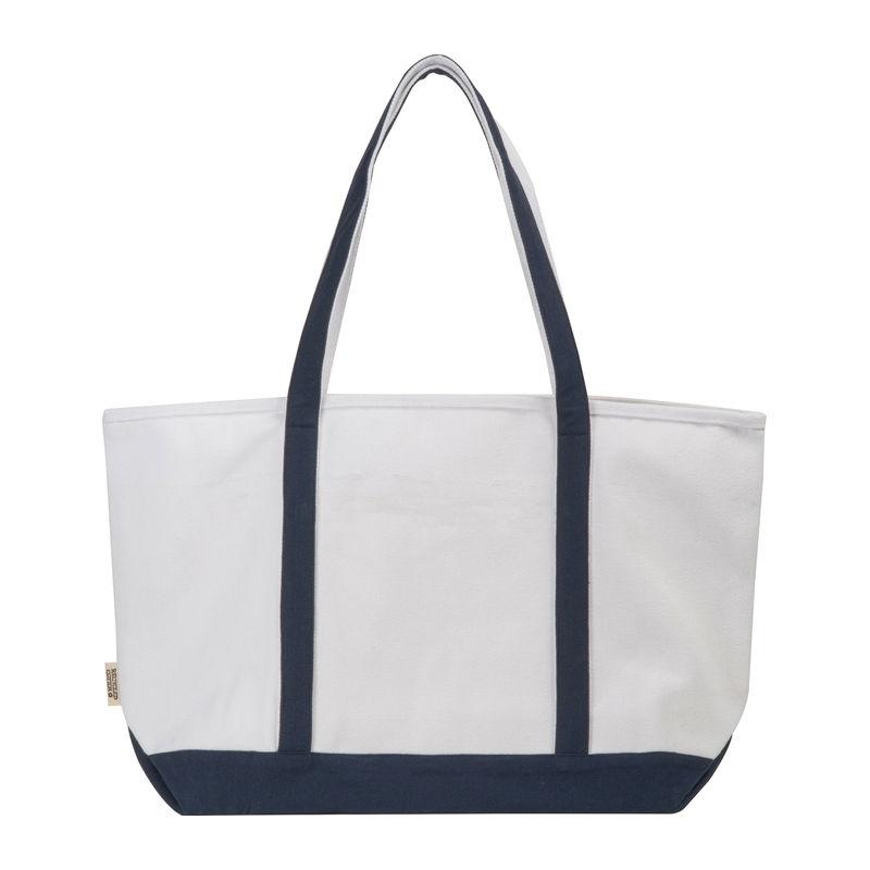 Sacoșă mare din bumbac reciclat Beige