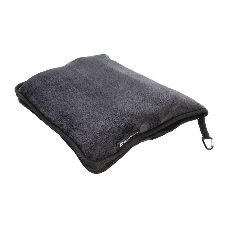 Pătură de călătorie 2în1 din fleece Amiata Gri
