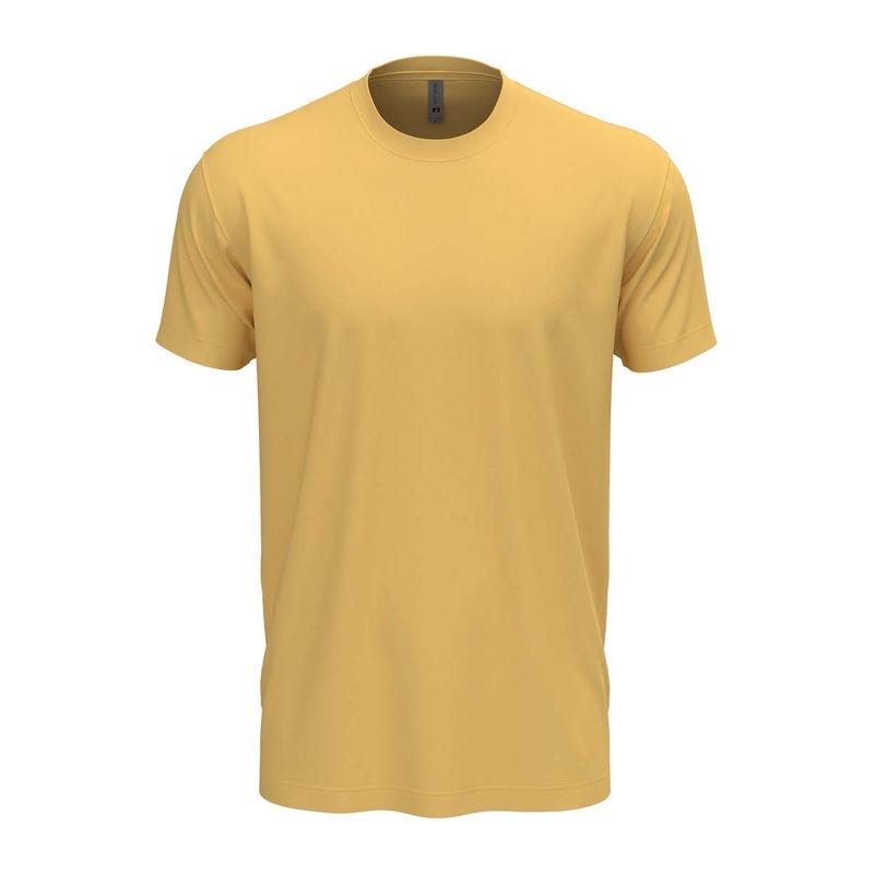 Tricou cu guler la baza gâtului pentru bărbați și femei Banana Cream 3XL