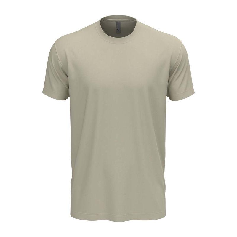Tricou cu guler la baza gâtului pentru bărbați și femei Sand 3XL