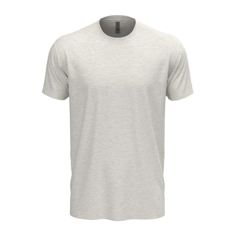 Tricou cu guler la baza gâtului pentru bărbați și femei Oatmeal 3XL