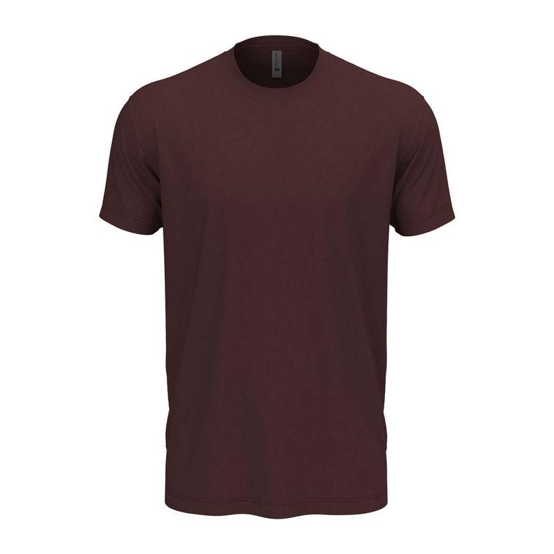 Tricou cu guler la baza gâtului pentru bărbați și femei Oxblood 3XL