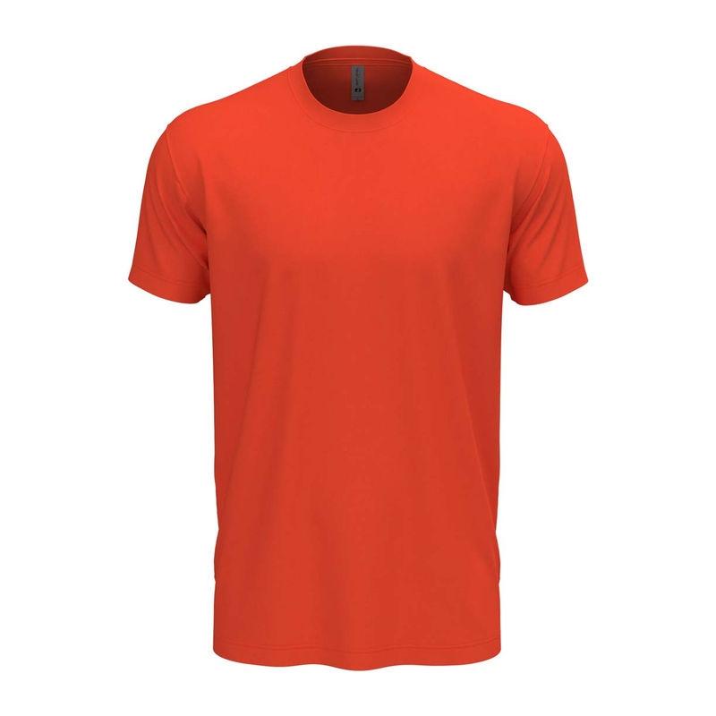 Tricou cu guler la baza gâtului pentru bărbați și femei Classic Orange 3XL