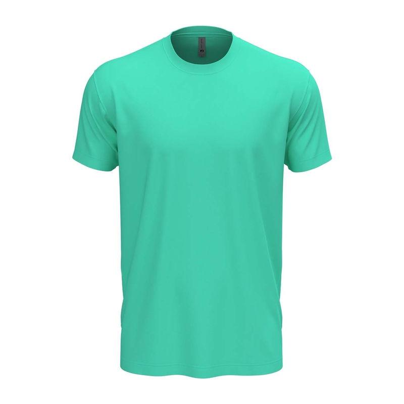 Tricou cu guler la baza gâtului pentru bărbați și femei Tahiti Blue 3XL