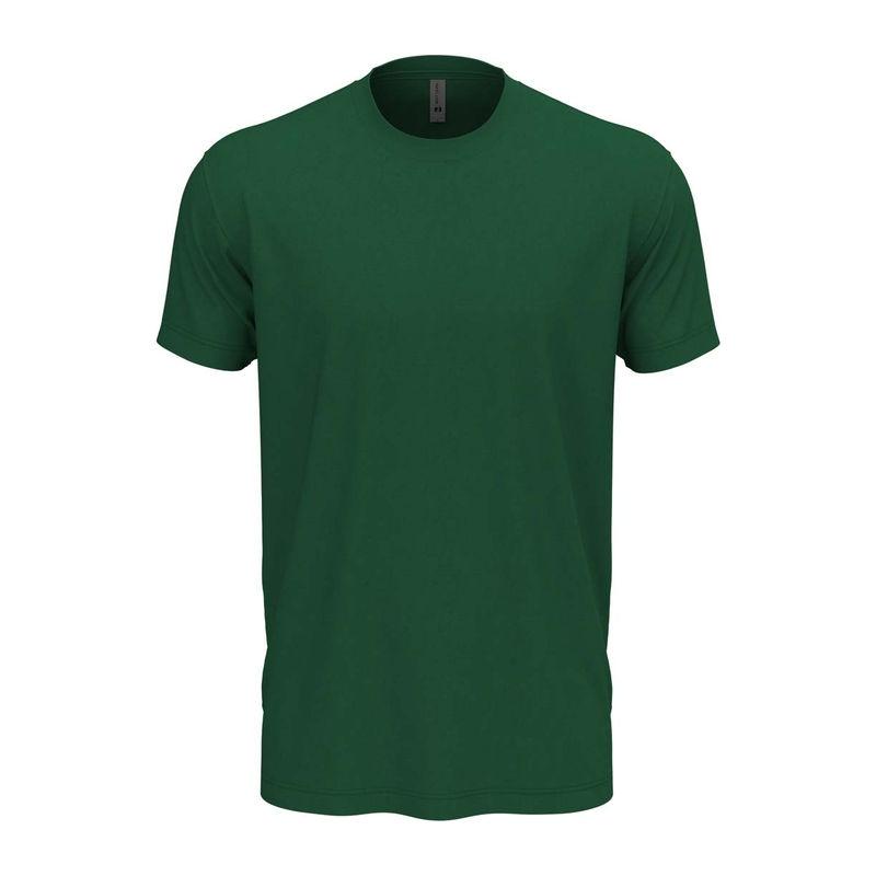 Tricou cu guler la baza gâtului pentru bărbați și femei Forest Green 3XL