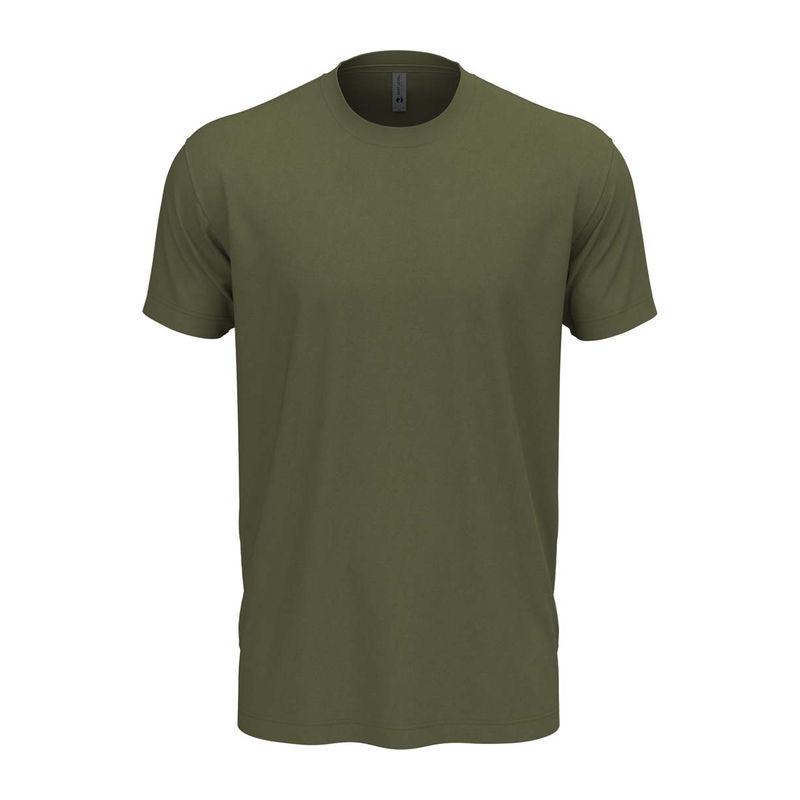 Tricou cu guler la baza gâtului pentru bărbați și femei Military Green 3XL