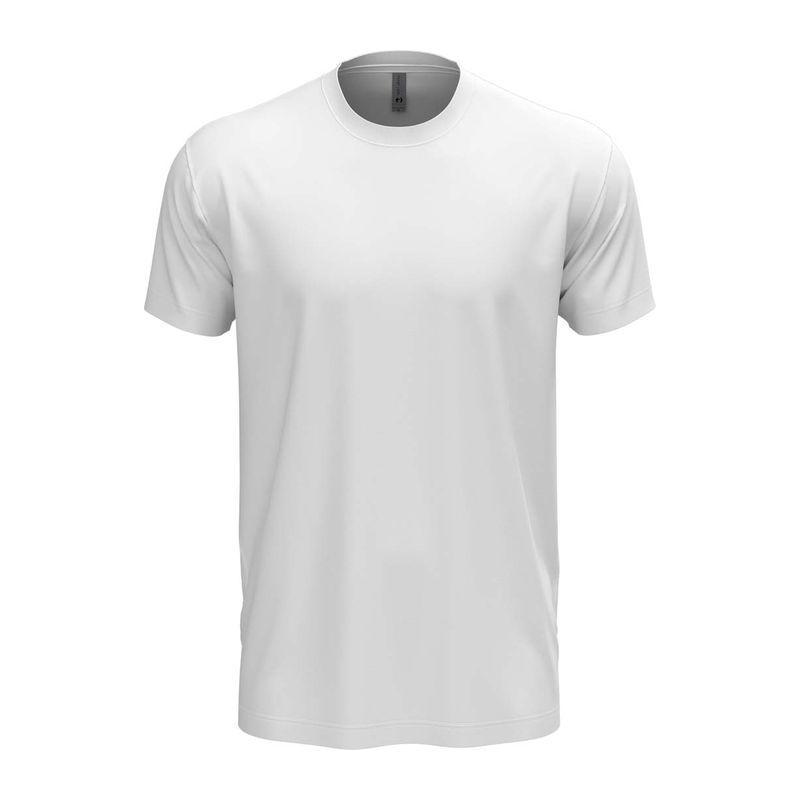 Tricou cu guler la baza gâtului pentru bărbați și femei Alb XXL