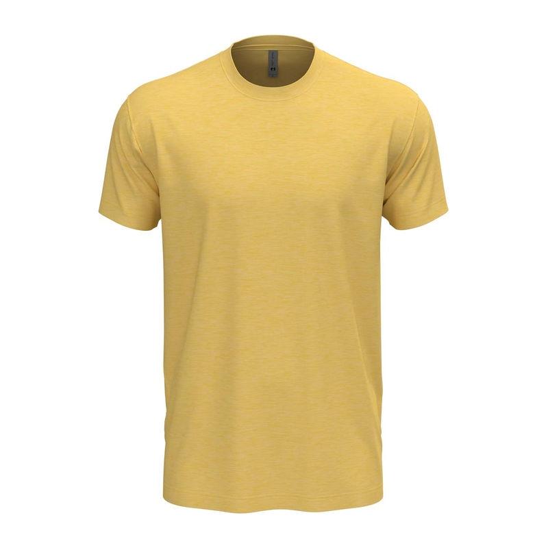 Tricou cu guler la baza gâtului pentru bărbați și femei Banana Cream XXL