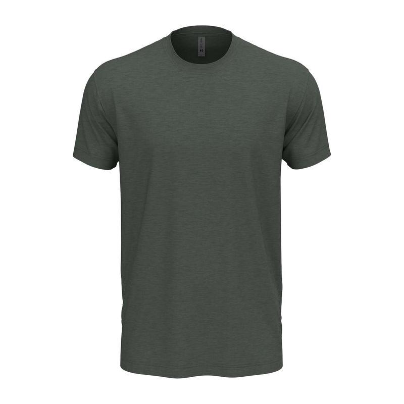 Tricou cu guler la baza gâtului pentru bărbați și femei Charcoal XXL