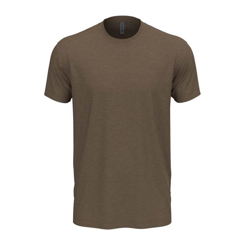 Tricou cu guler la baza gâtului pentru bărbați și femei Espresso XXL