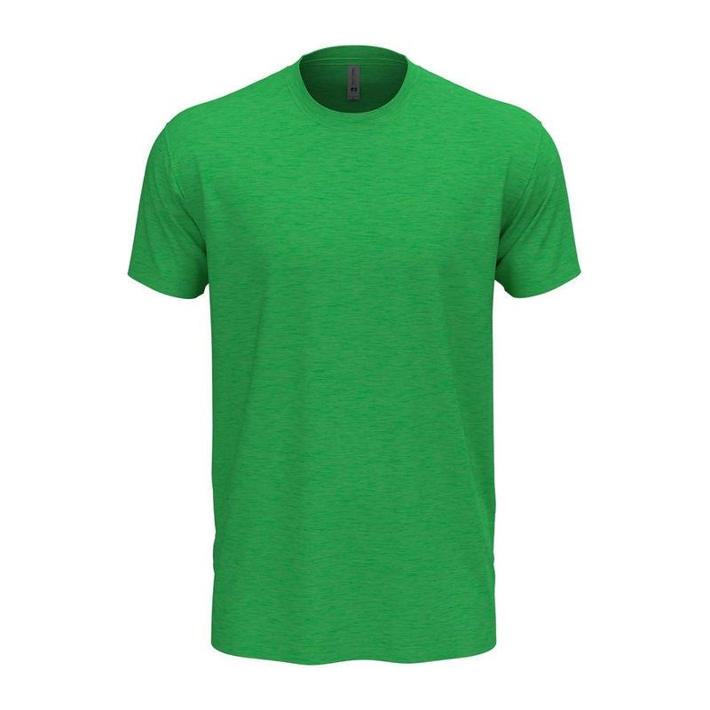 Tricou cu guler la baza gâtului pentru bărbați și femei Kelly Green XXL