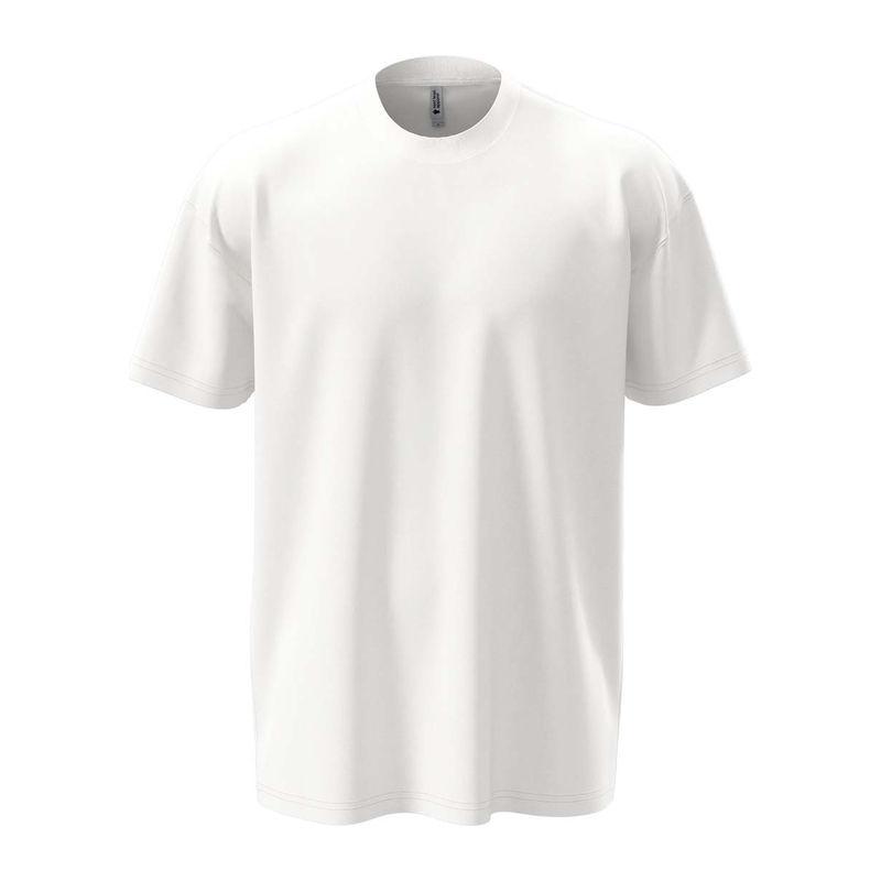 Tricou cu guler la baza gâtului pentru bărbați și femei Alb L