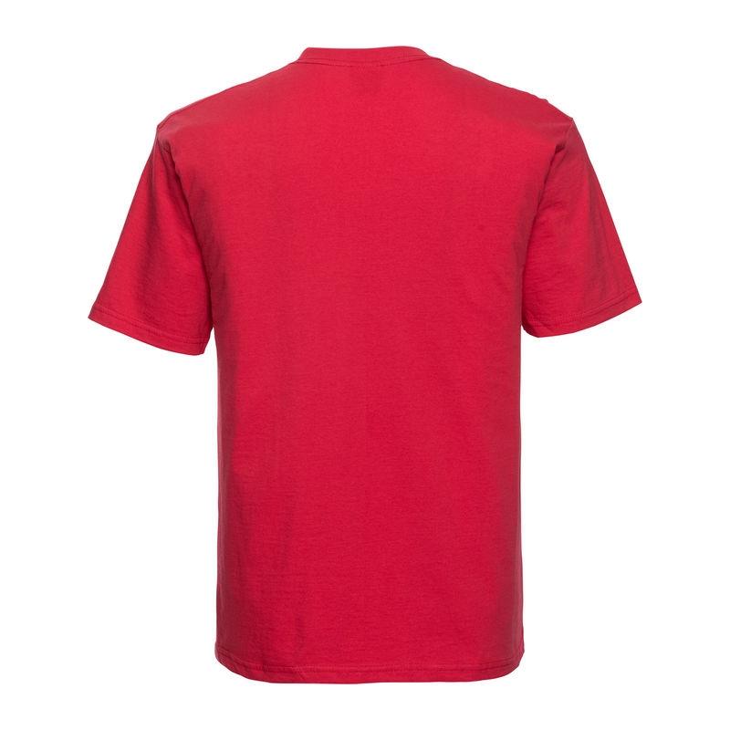 Tricou clasic autentic Rosu S
