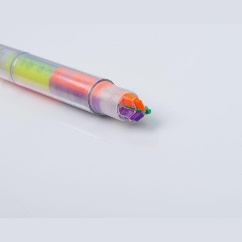 Marker cu 6 culori Negru