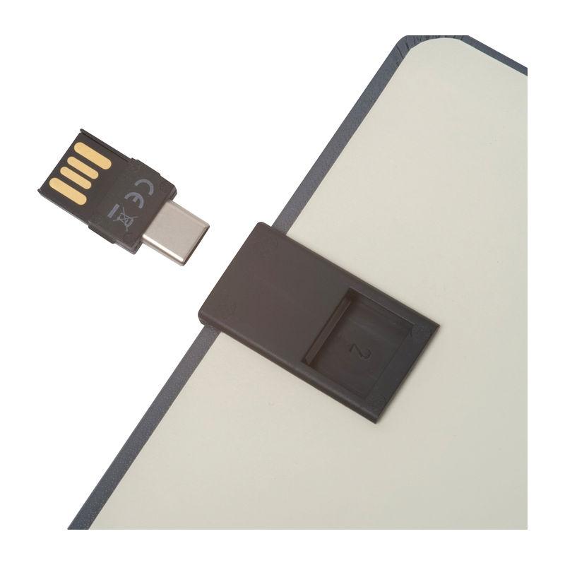 Notes cu USB de 16 GB Gri închis