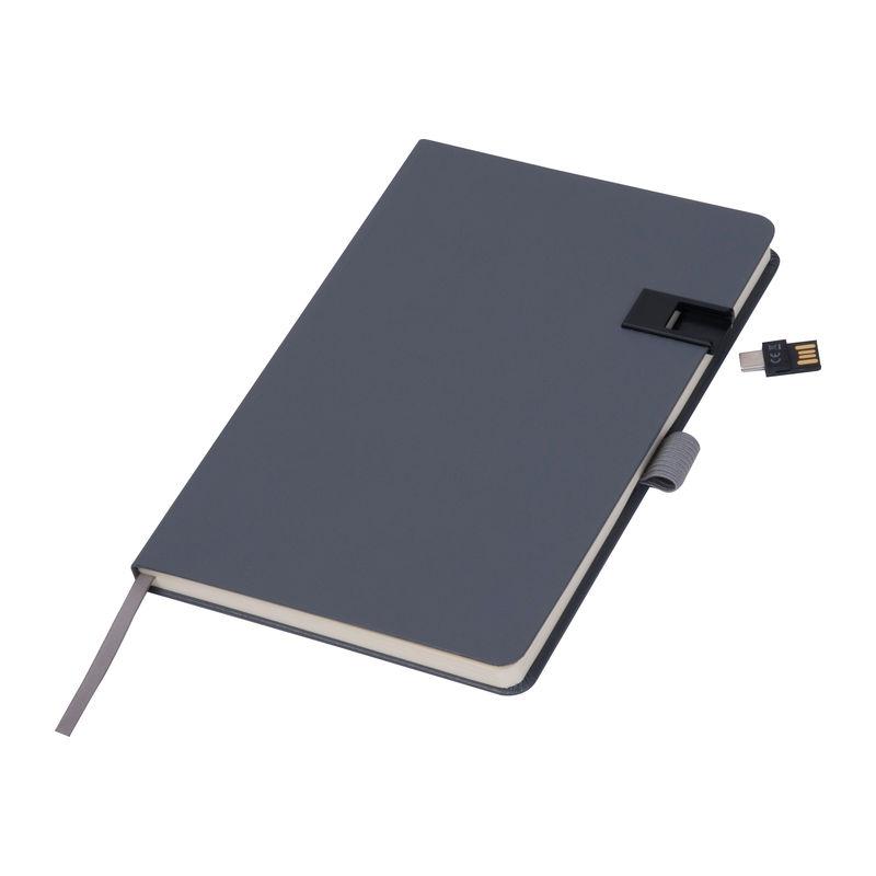 Notes cu USB de 16 GB Gri închis