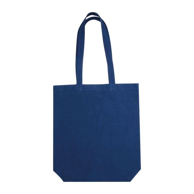 Sacoșă din bumbac Fairtrade, 180 g/m² Albastru închis