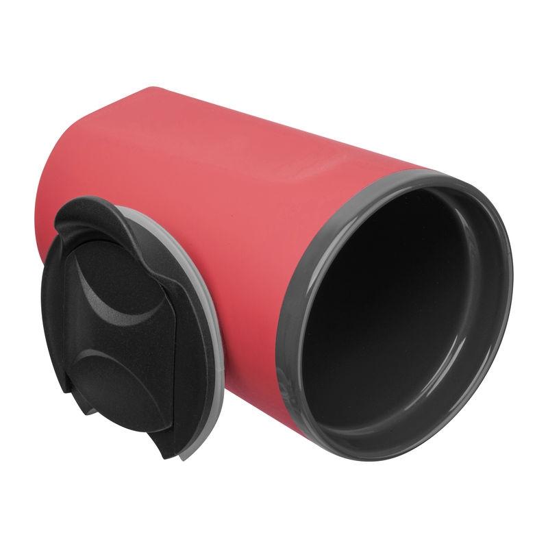 Cană ceramică cauciucată, 400 ml Roșu