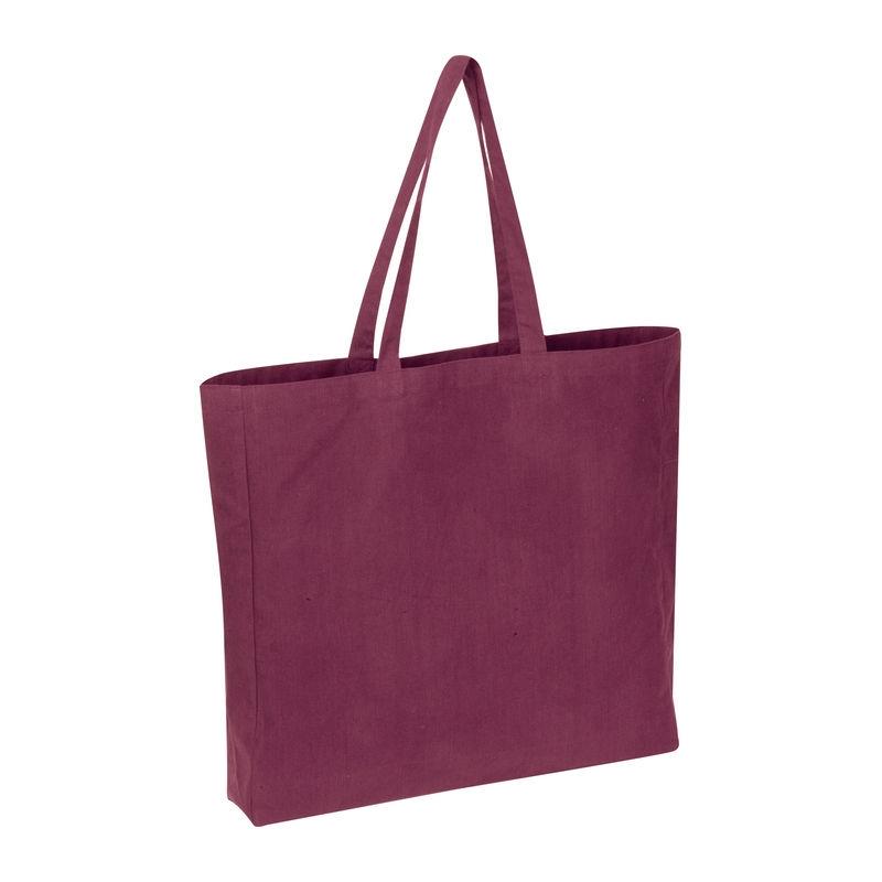 Geantă shopper din bumbac și poliester reciclate Bordeaux